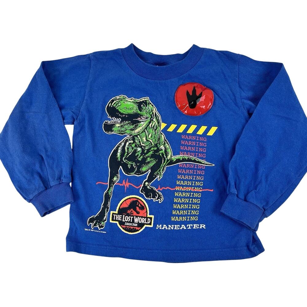 rare vintage "Talkin' Tee" from the 1997 movie The Lost World: Jurassic Park